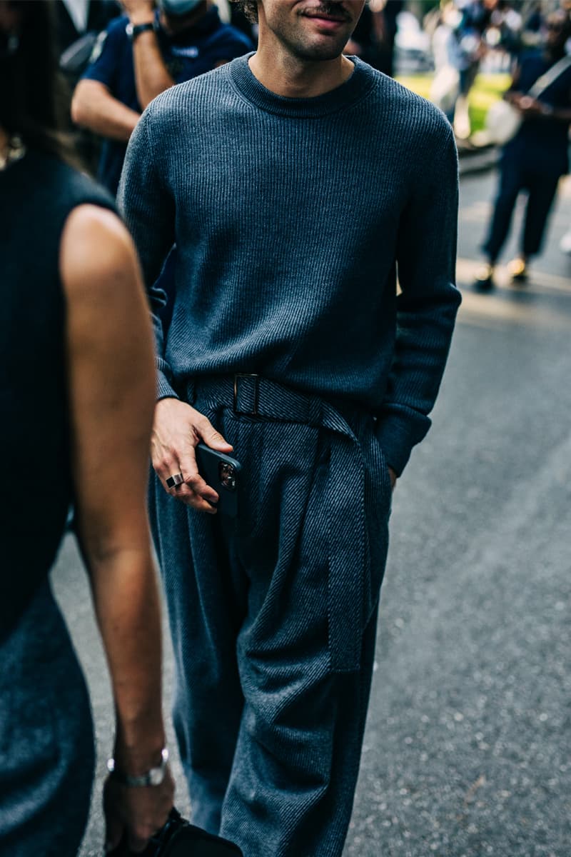 Milan Fashion Week Women's SS22 Street Style spring summer 2022 streetstyle mfw milano camerao moda italy streetwear versace fendi gucci fendace kim jones donatella versace silvia venturini fendi