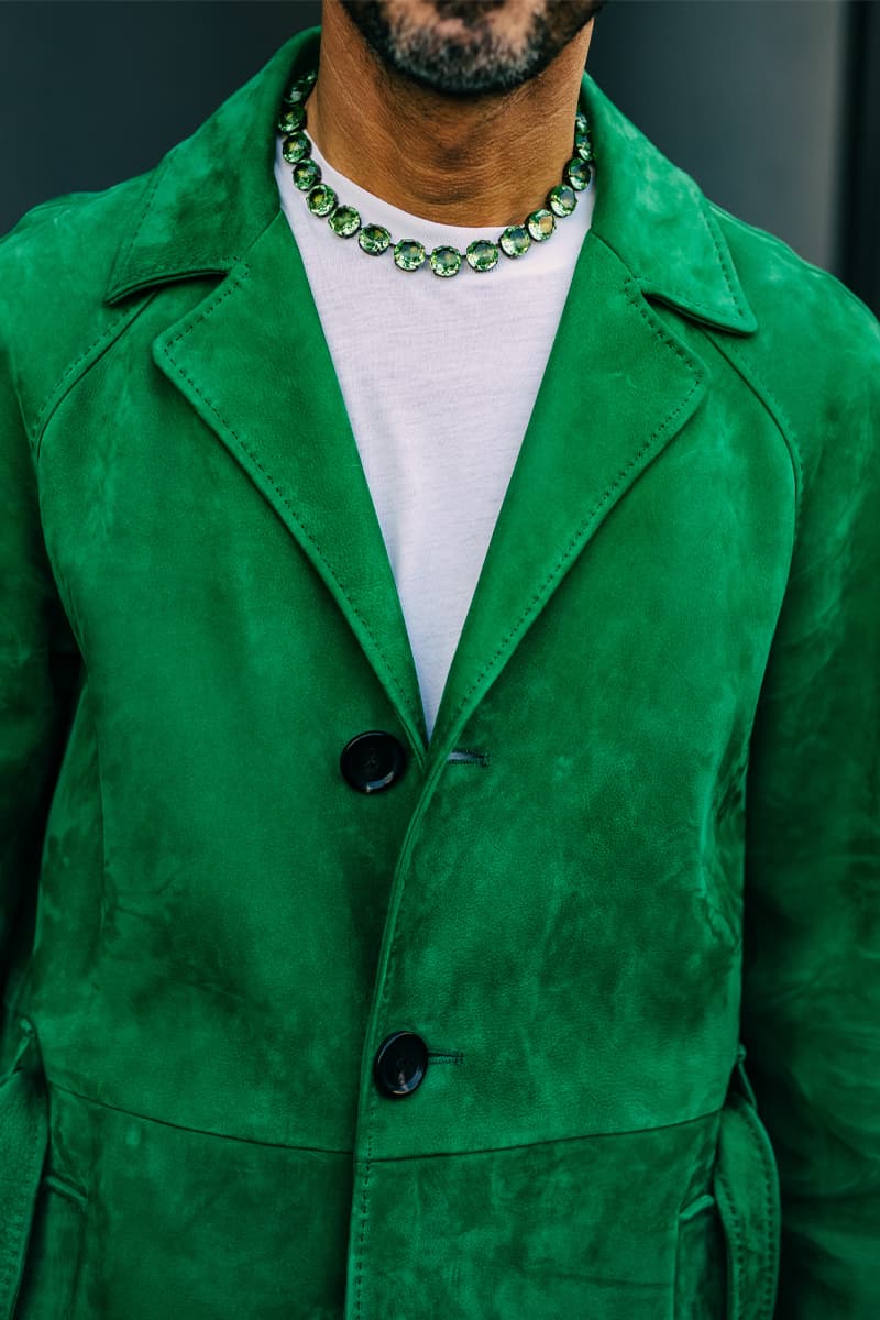 Milan Fashion Week Women's SS22 Street Style spring summer 2022 streetstyle mfw milano camerao moda italy streetwear versace fendi gucci fendace kim jones donatella versace silvia venturini fendi