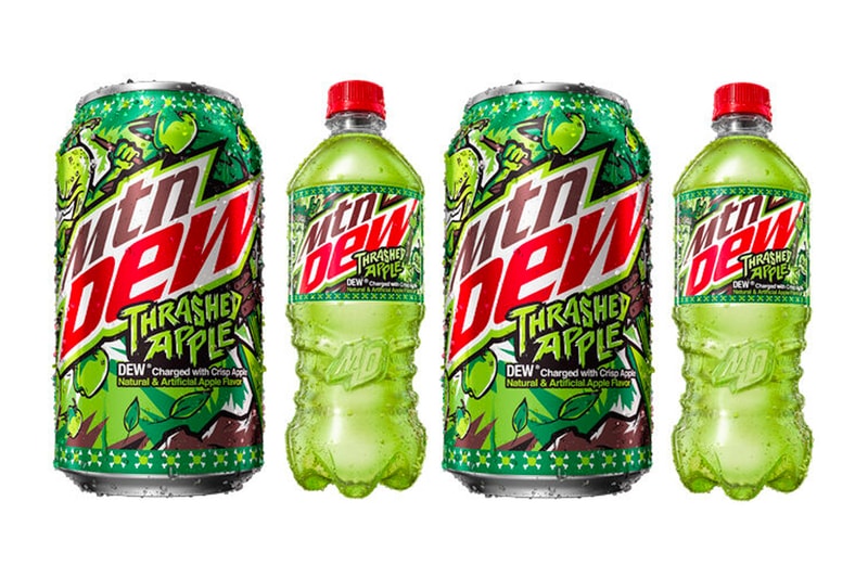MTN DEW Launches Into Fall With New Crisp Thrashed Apple Flavor kroger family companies pepsico pop drink mountain dew apple tangy 