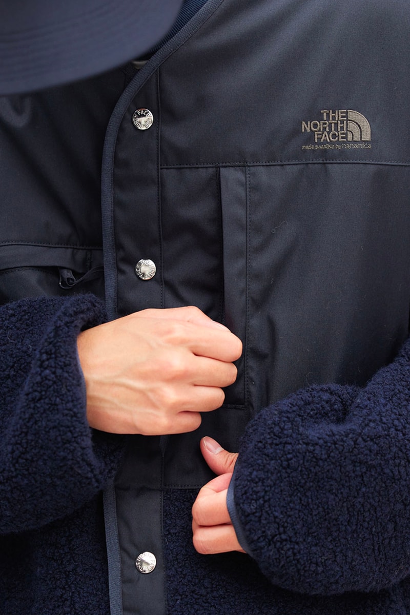 Nanamica Blends Urban and Outdoor Aesthetics for The North Face Purple Label Capsule The North Face coolmax 65 35 balmacaan trenchcoat field jacket  denali cardigan down pullover  wind shirt long sleeve striped t  moleskin cargo pant  release info