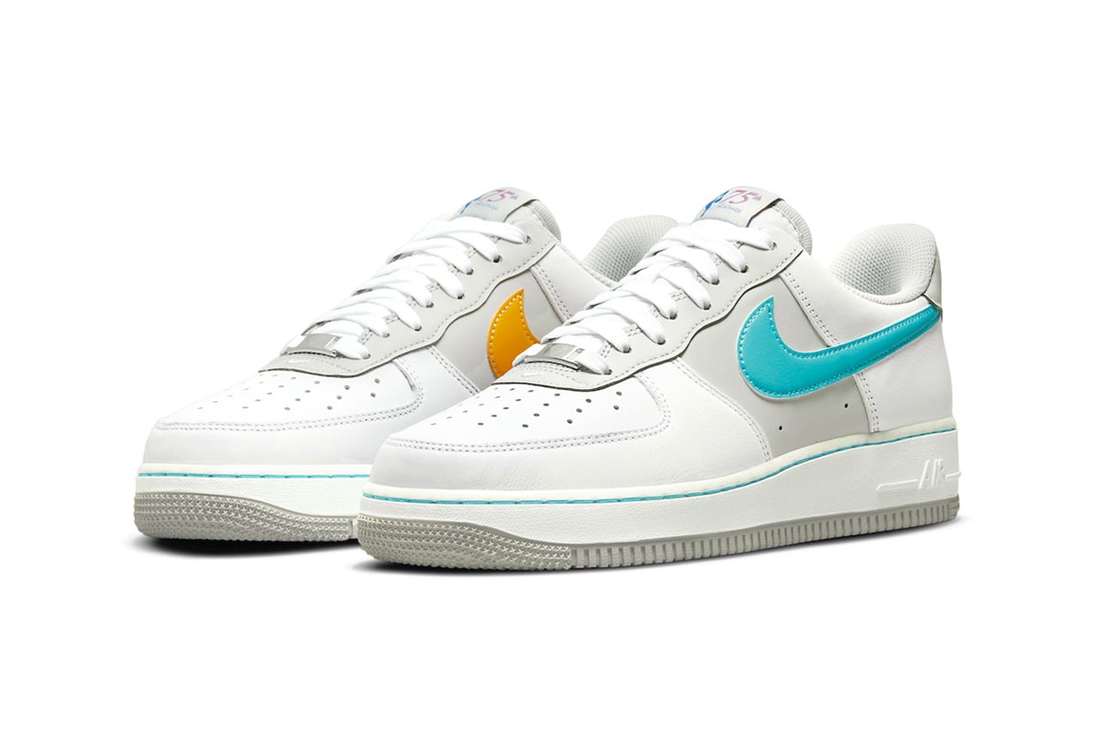 Nike Expands NBA 75th Anniversary Collection With Air Force 1 Low "Fiesta" 1996 all-star uniforms DC8874-100 san antonio