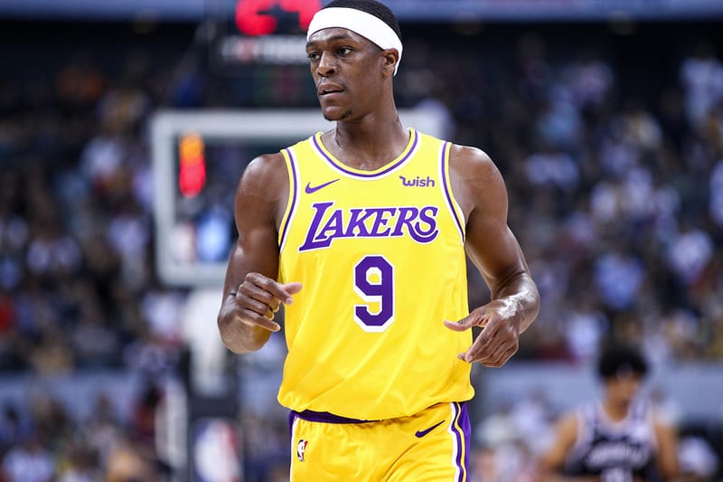 lakers rajon rondo jersey