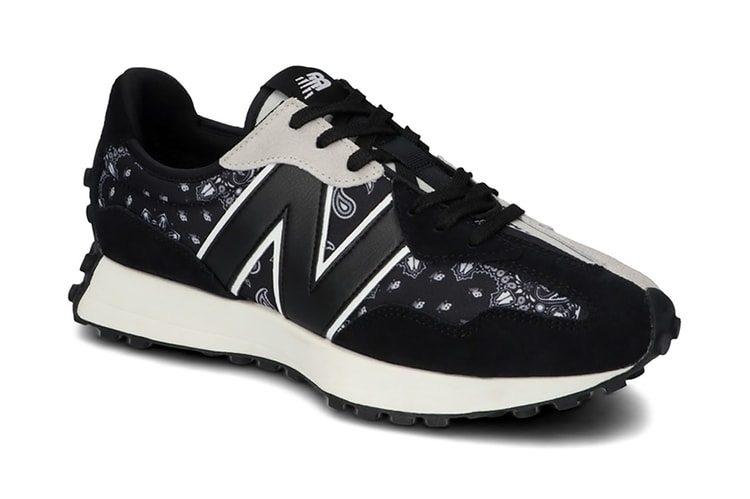 New Balance 327 Arrives With Black and White Paisley Patterns