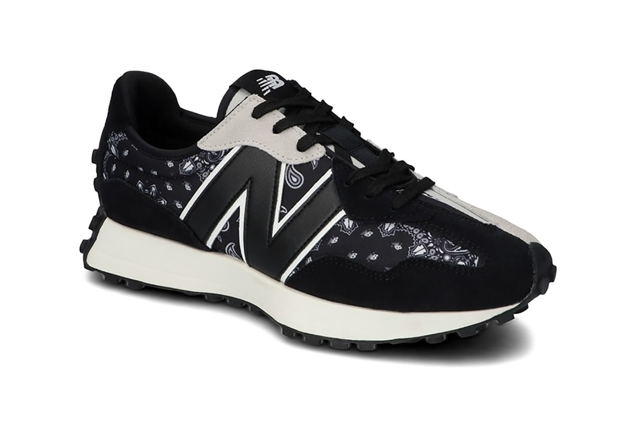 new balance 327 black white paisley MS327DEU release info date store list buying guide photos price 