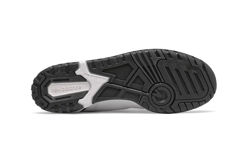 New Balance 550 Revealed in an Oreo Colorway Black White leather retro basketball 1989 sneaker shoes 110 USD price look release date info