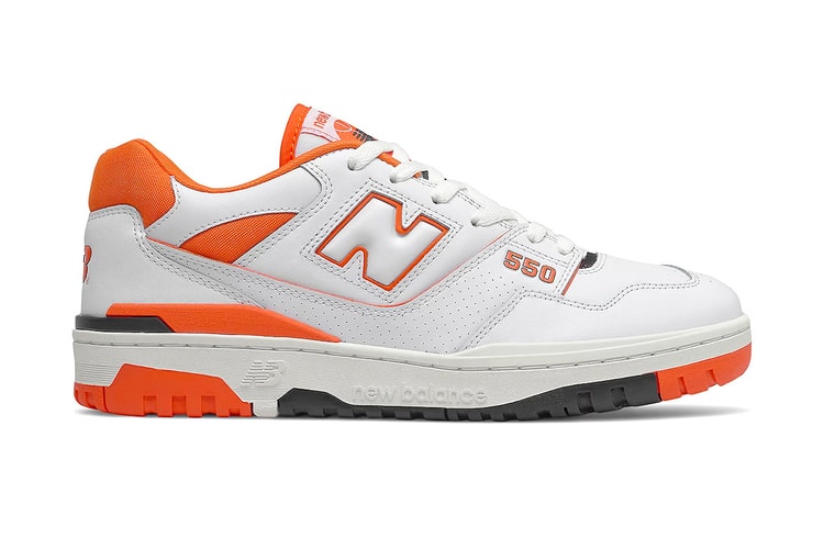 The New Balance 550 Adopts a "Syracuse" Colorway