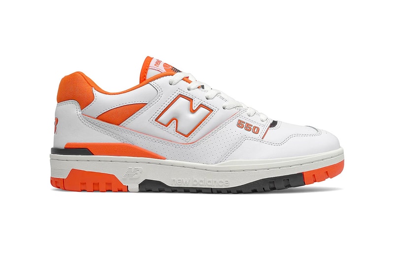 New Balance 550 White/Orange BB550hg1 Release 2021