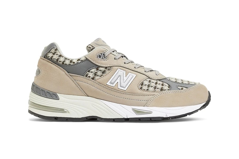 new balance 991 1500 houndstooth made in england navy blue beige silver grey official release date info photos price store list buying guide