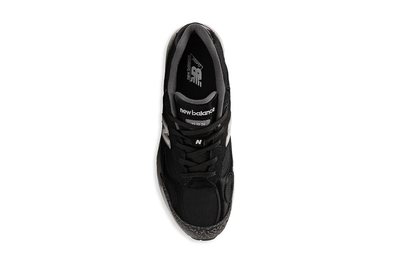 new balance 992 black gray elephant print release info date store list buying guide photos saks fifth avenue 