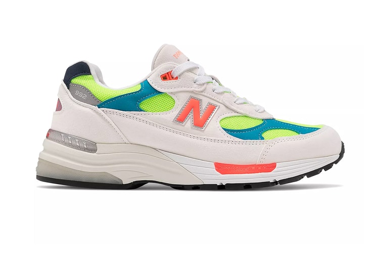 An Assortment of Fluorescent Accents Decorate This New Balance 992 Colorway