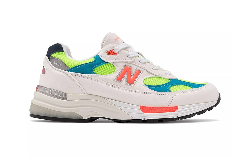 new balance 992 white green orange blue M992DA release info store list buying guide photos price