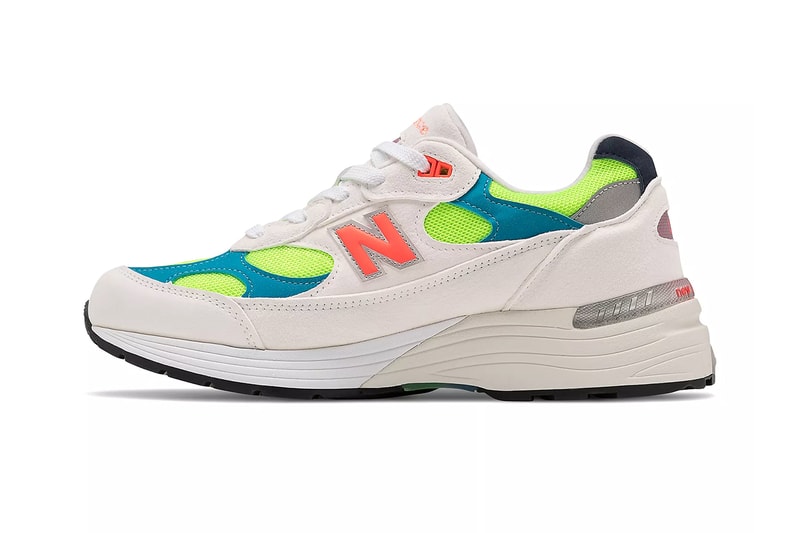 new balance 992 white green orange blue M992DA release info store list buying guide photos price