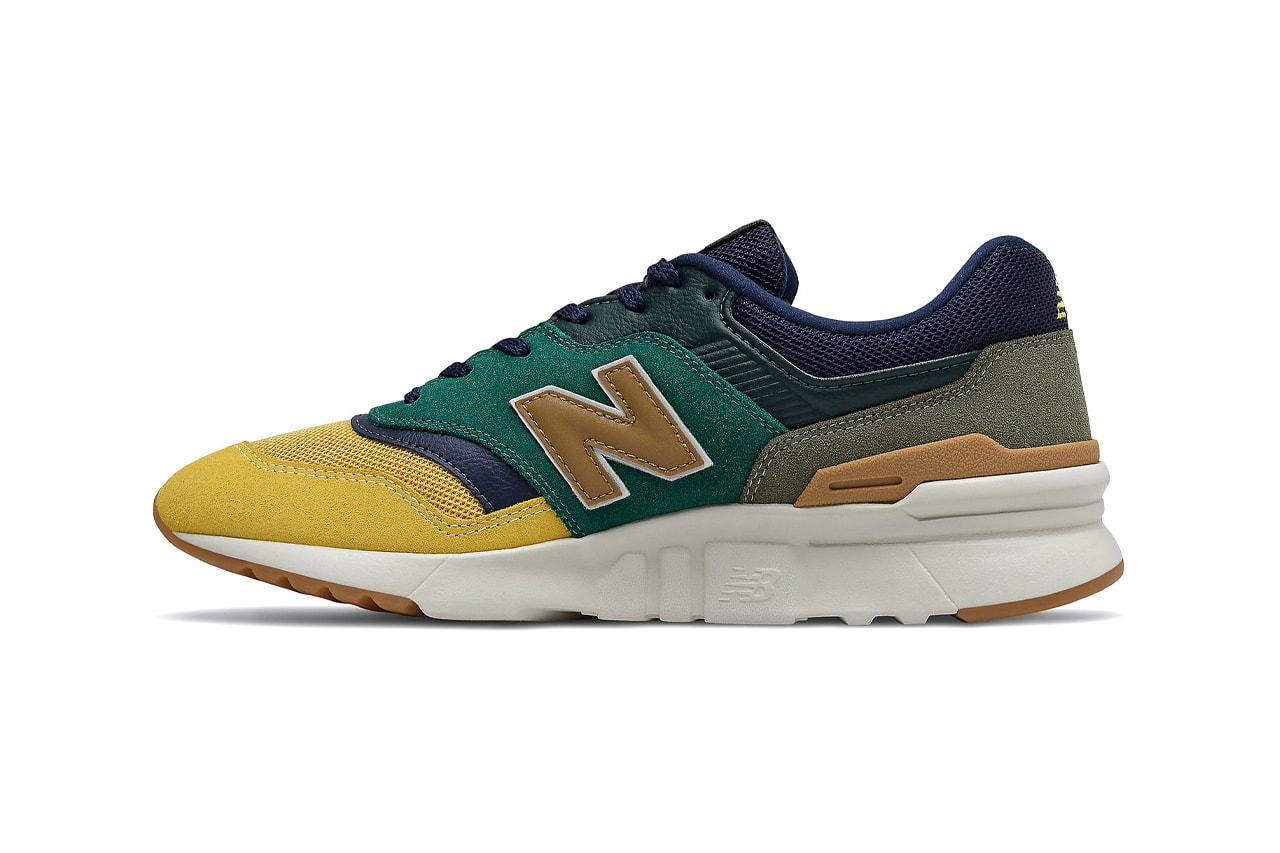 New Balance 997H "Spruce/Gold" "Burgundy/Navy" release information sneaker colorway