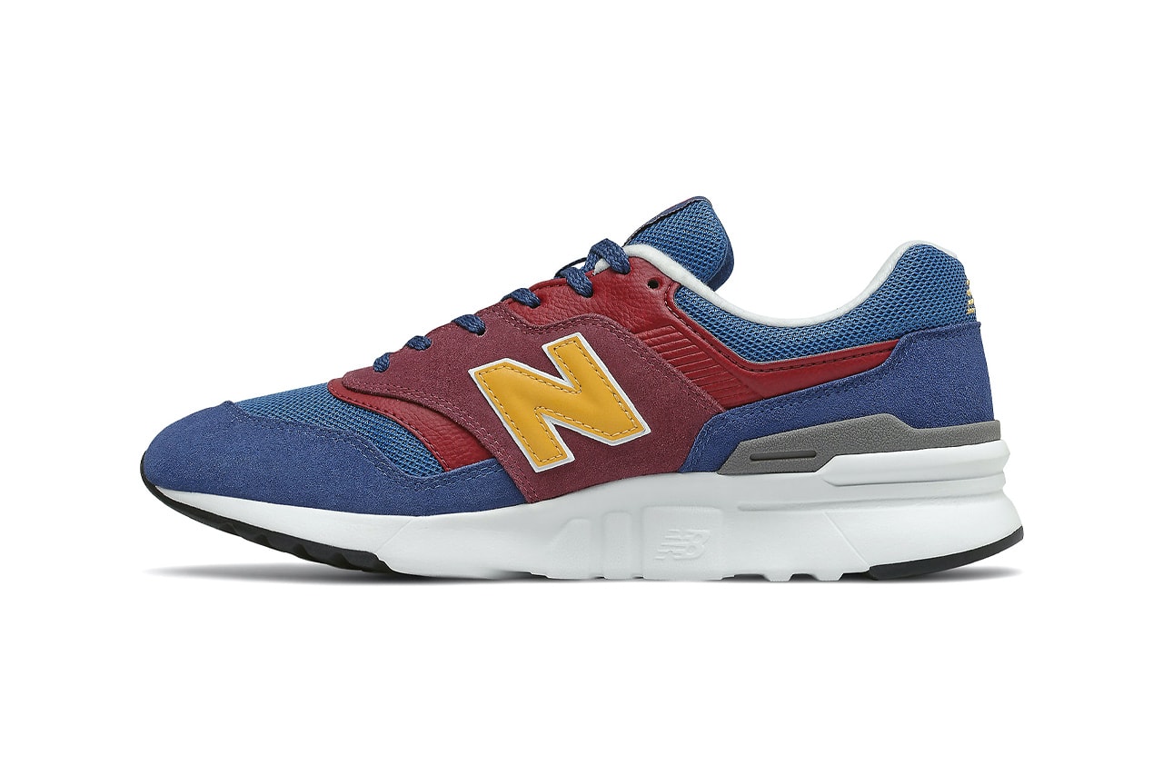 New Balance 997H "Spruce/Gold" "Burgundy/Navy" release information sneaker colorway