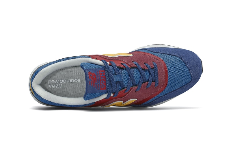 New Balance 997H "Spruce/Gold" "Burgundy/Navy" release information sneaker colorway