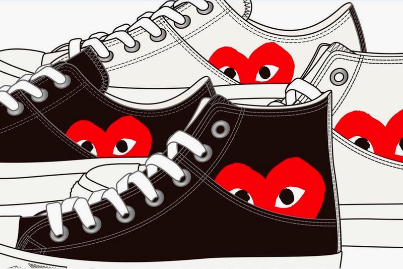 Новые кроссовки COMME des GARÇONS PLAY Converse DSM Ginza Информация об анонсе Дата Цена Япония Chuck 70 Hi Low