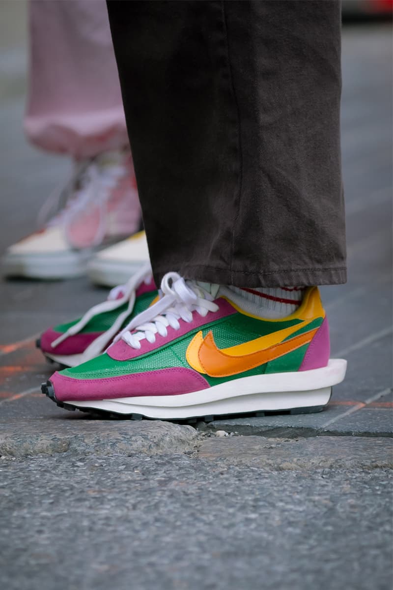 New York Fashion Week SS22 Street Style Looks Audacious Patterns and Vibrant Hues Inform New York Fashion Week SS20 Street Style spring summer 2022 new york city fashion nyc streetstyle moschino monse philip lim peter do prabal gurung nike dunks thom browne peter do proenza schouler