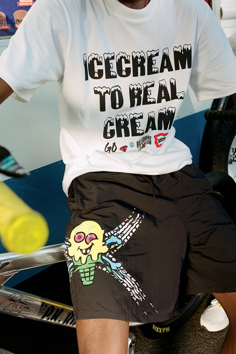 GO x ICECREAM Billionaire Boys Club Pharrell Williams Nigel Sylvester BMX Biker Collaboration Campaign Release Information