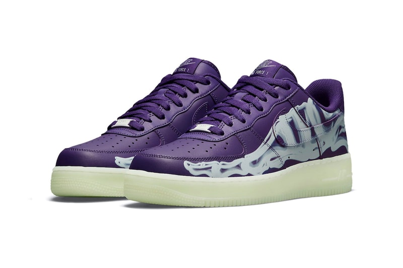 Nike Air Force 1 Skeleton "Purple Punch" Sneaker