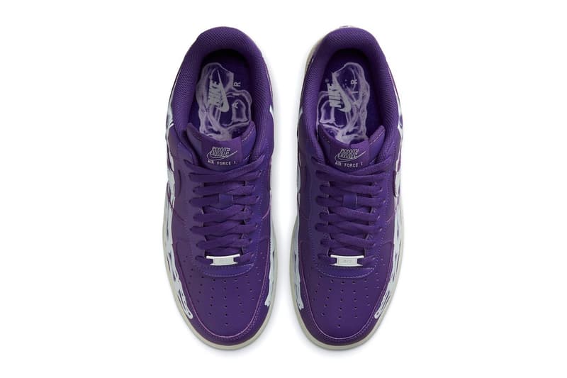 Nike Air Force 1 Skeleton "Purple Punch" Sneaker