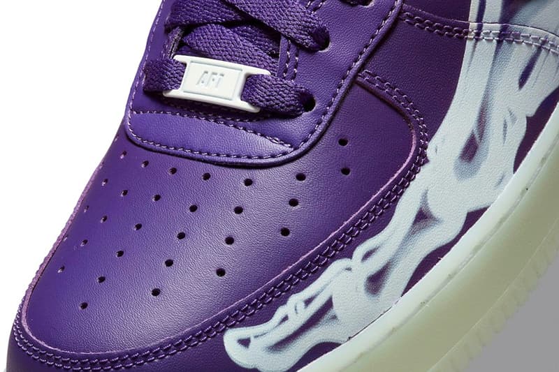 Nike Air Force 1 Skeleton "Purple Punch" Sneaker