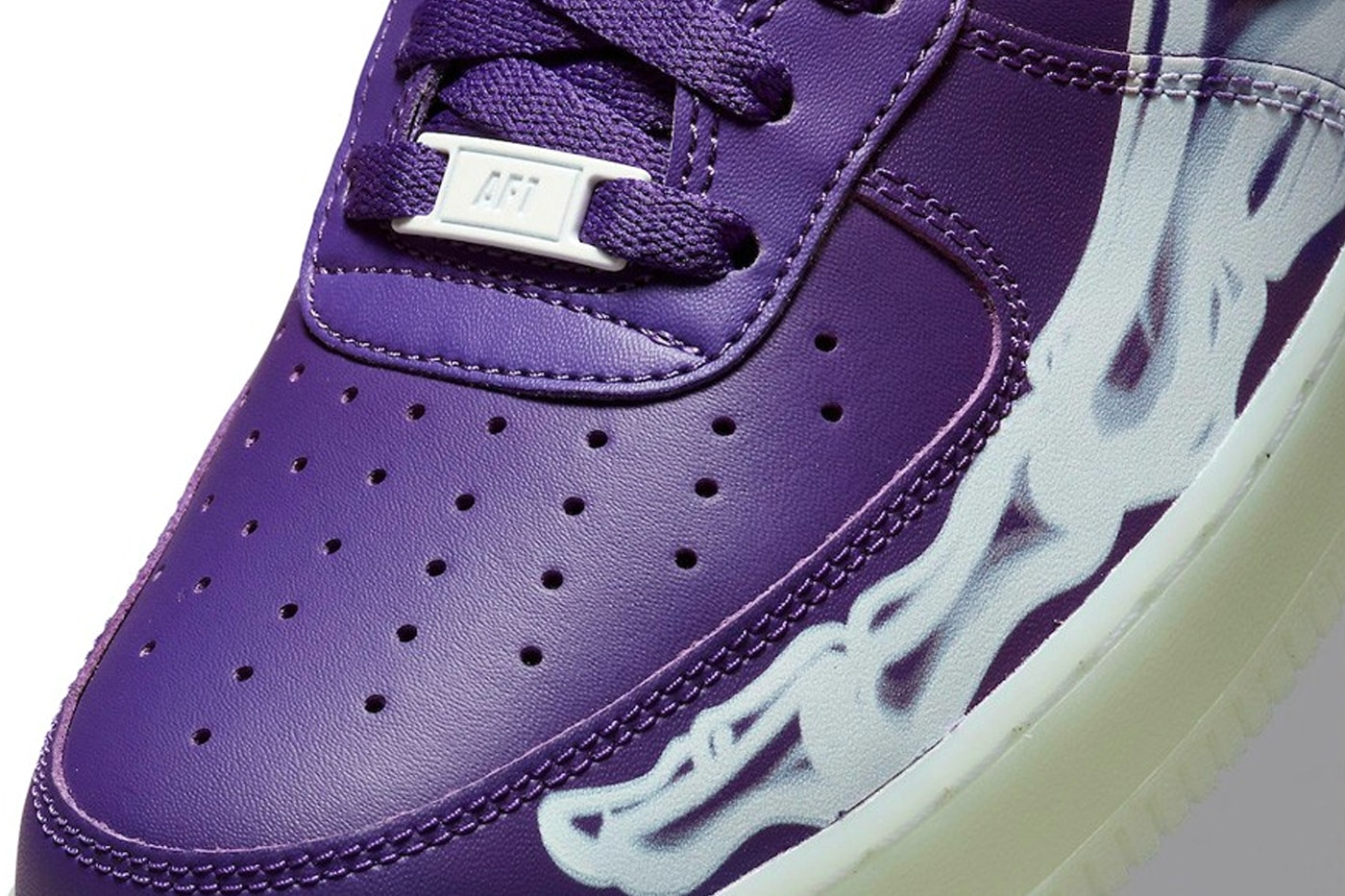 Nike Air Force 1 Skeleton "Purple Punch" Sneaker