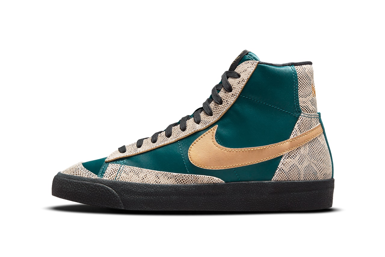 nike sportswear air max 90 blazer mid 77 vintage lucha libre mexican wrestling DM6178 010 DM6176 393 black white blue yellow green brown snakeskin luchador los rudos Tecnicos official release date info photos price store list buying guide