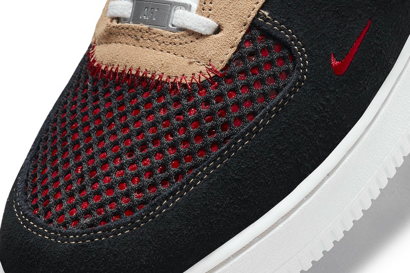 Nike Air Max 90 & Air Force 1 Low in "Alter & Reveal" Release sneaker footwear mudguard leather denim canva orange blue yellow beige tan black red
