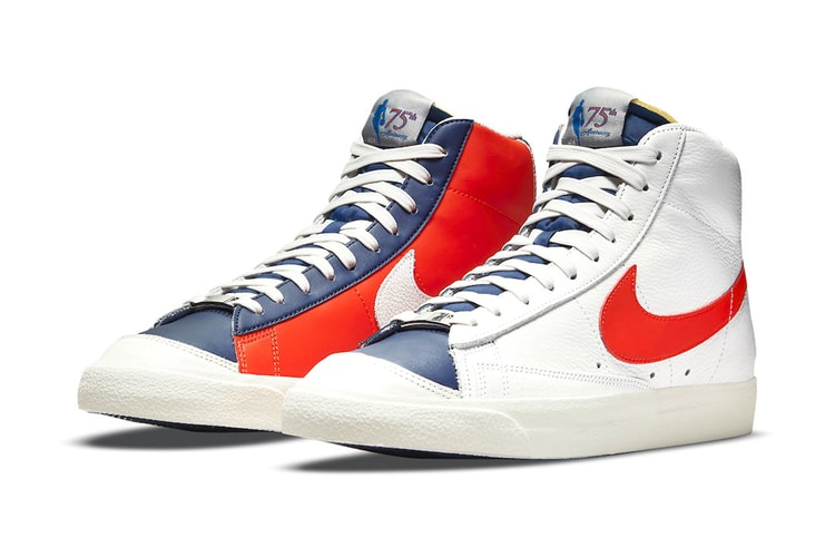 NBA Celebrates 75th Anniversary With New York Knicks-Inspired Nike Blazer Mids