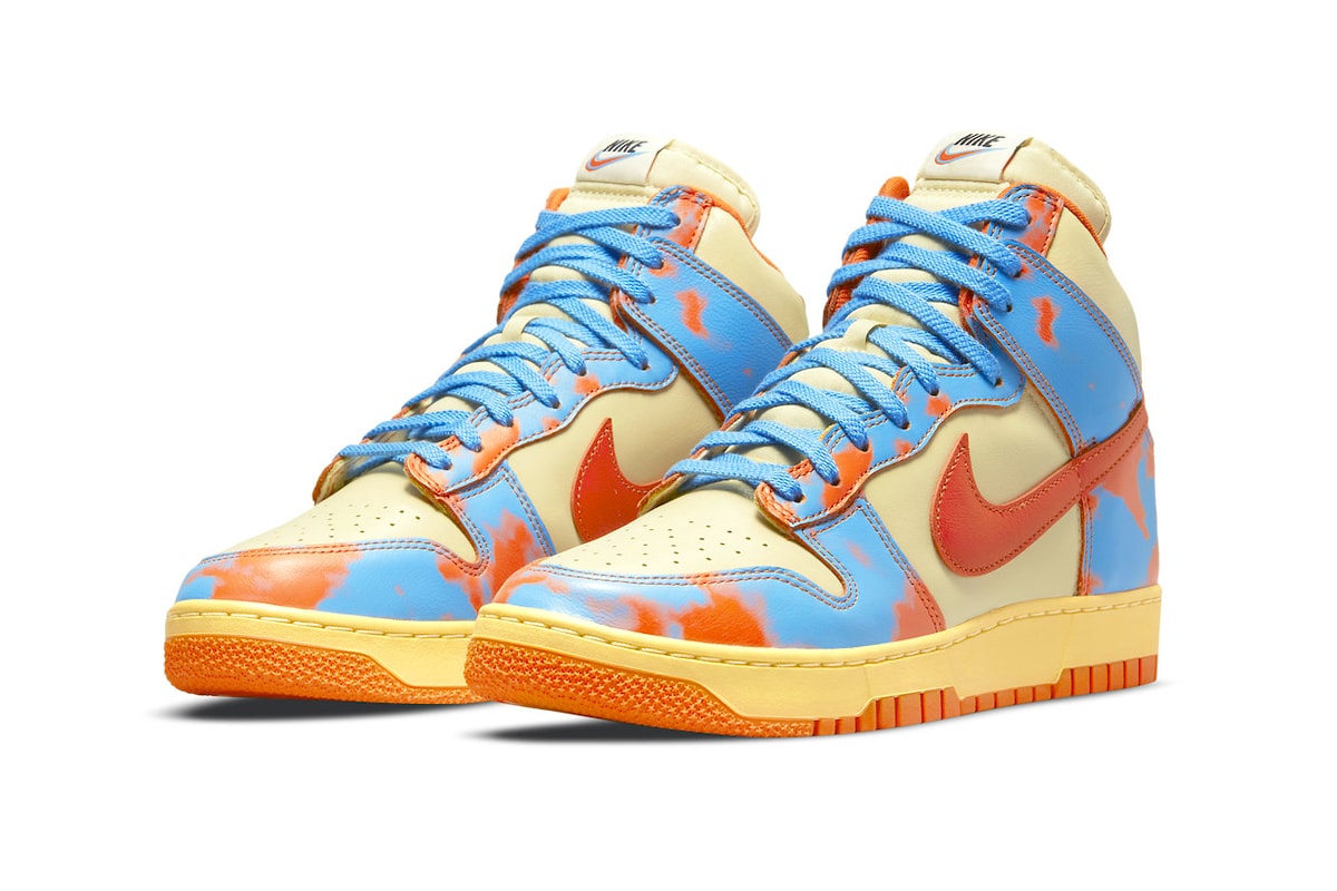 Nike Dunk High "Orange Acid Wash"