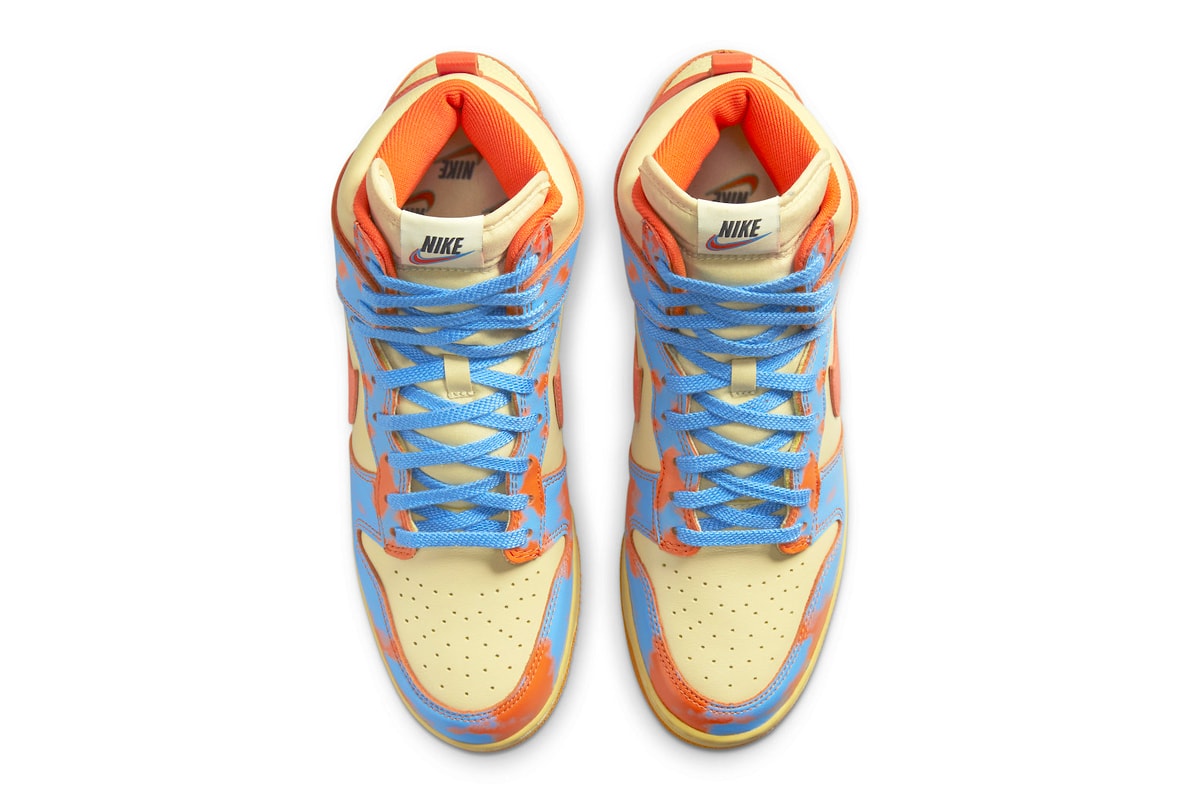 Nike Dunk High "Orange Acid Wash"