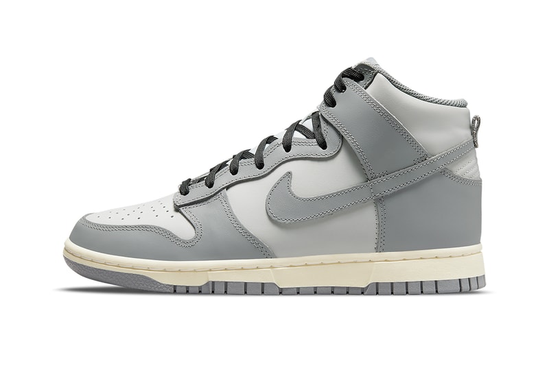 nike dunk high gray black aged midsoles DD1869 001 release date info store list buying guide photos price 