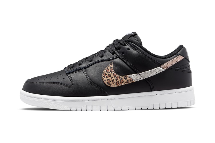 Nike Applies Various Animal Patterns to the Swooshes of These Dunk Lows