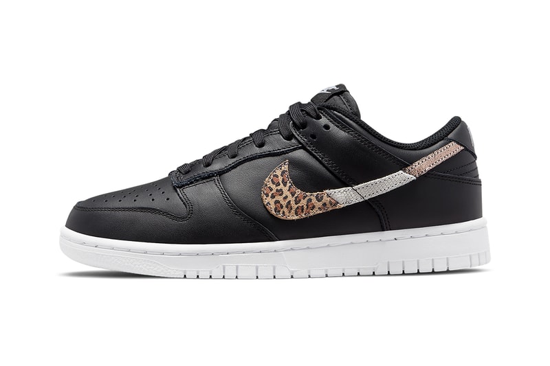 nike dunk low black white DD7099 001 DD7099 100 leopard snakeskin release date info store list buying guide photos price sportswear