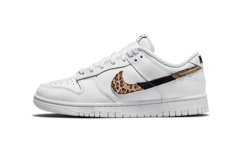 nike dunk low black white DD7099 001 DD7099 100 leopard snakeskin release date info store list buying guide photos price sportswear