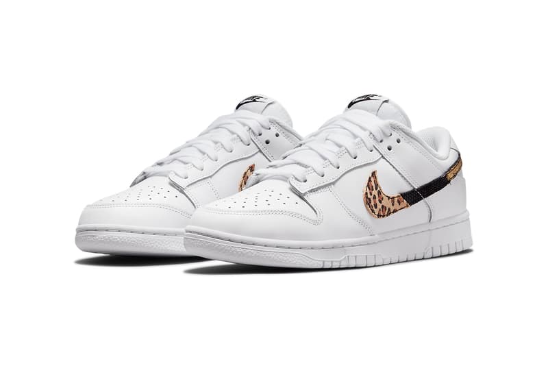 nike dunk low black white DD7099 001 DD7099 100 leopard snakeskin release date info store list buying guide photos price sportswear