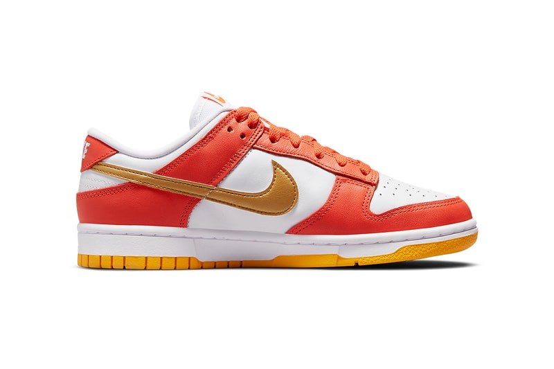 nike dunk low golden orange DQ4690 800 release date info store list buying guide photos price 