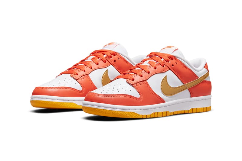 nike dunk low golden orange DQ4690 800 release date info store list buying guide photos price 