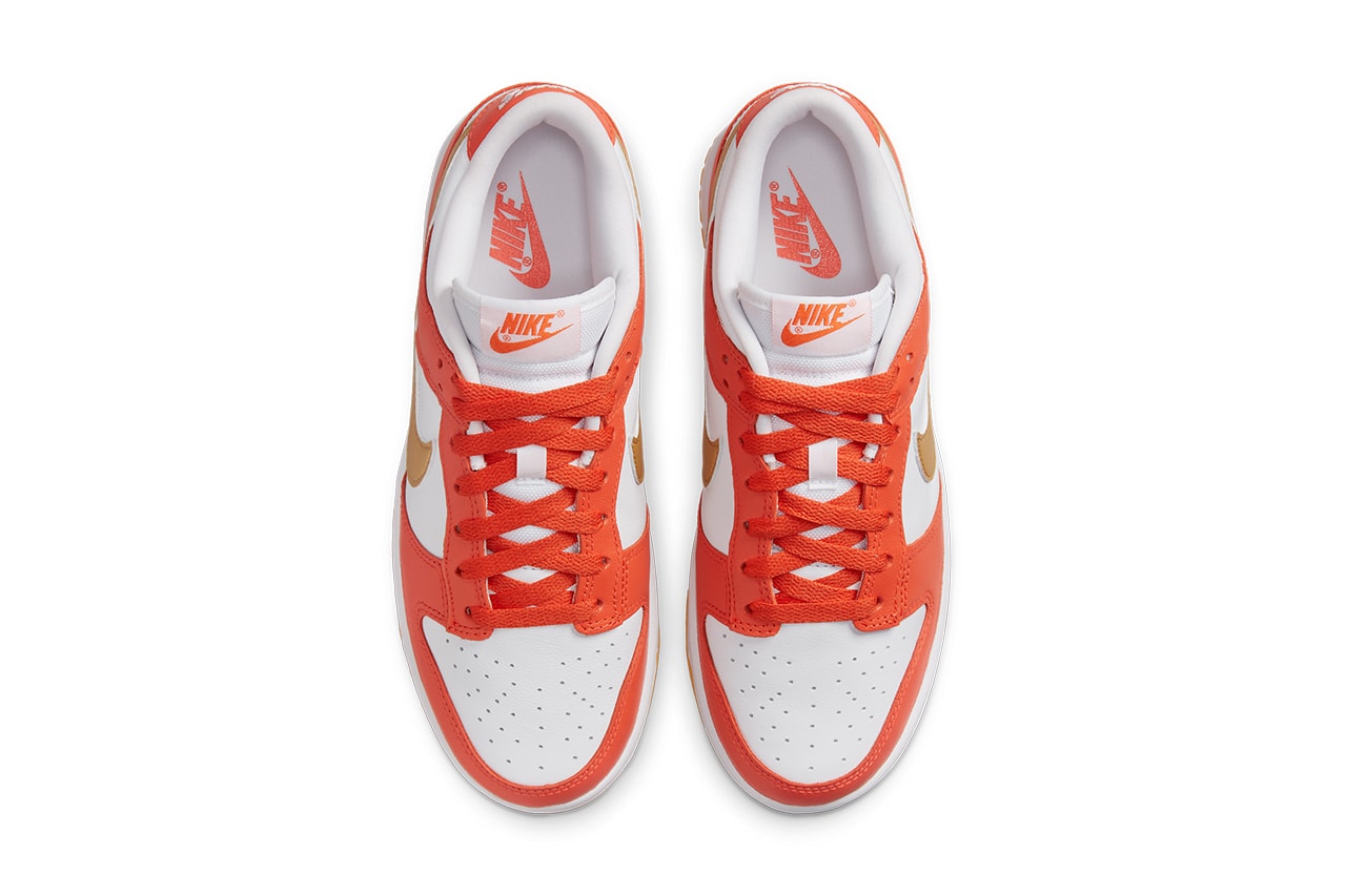nike dunk low golden orange DQ4690 800 release date info store list buying guide photos price 