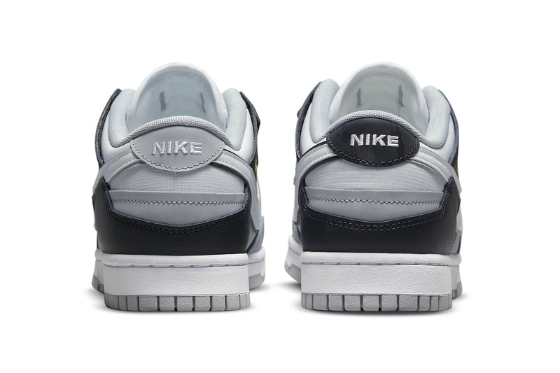 Nike Dunk Low Scrap in "Wolf Grey" dc9723-001 Release footwear sneakers swooshes leather mesh Black White Wolf Grey Lemon Twist