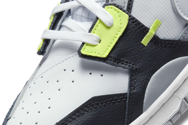 Nike Dunk Low Scrap in "Wolf Grey" dc9723-001 Release footwear sneakers swooshes leather mesh Black White Wolf Grey Lemon Twist