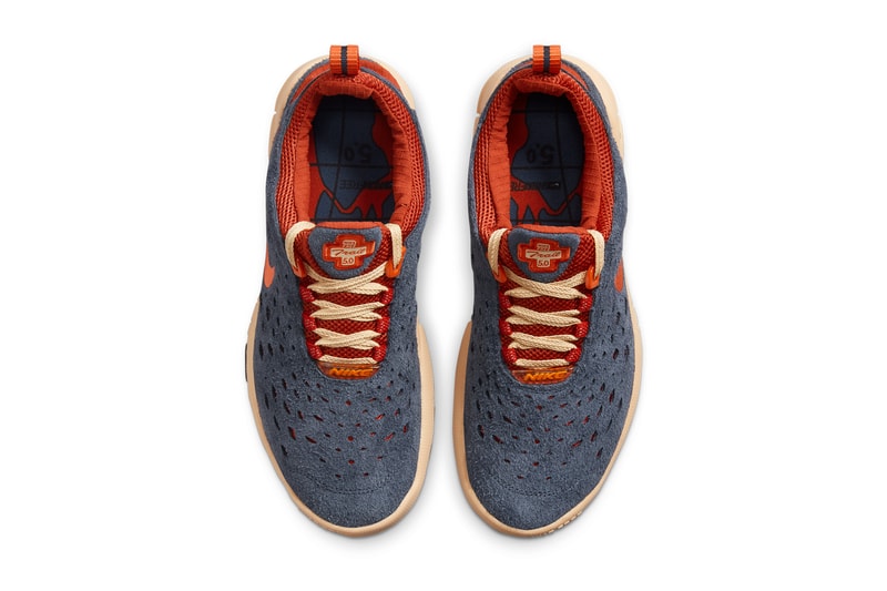 nike sportswear free run trail thunder blue cinnabar orange canvas CW5814 400 official release date info photos price store list buying guide