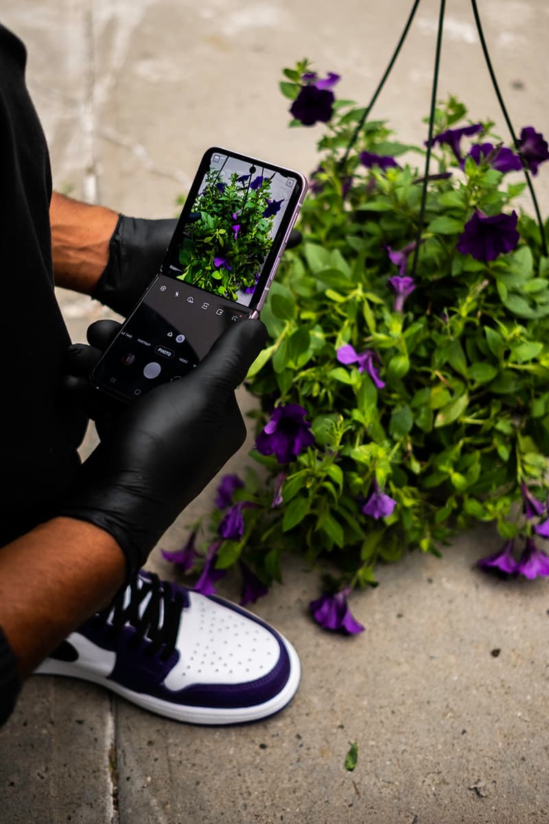 art galaxy flip 3 phone video artist custom flower floral cellphone smartphone app network
