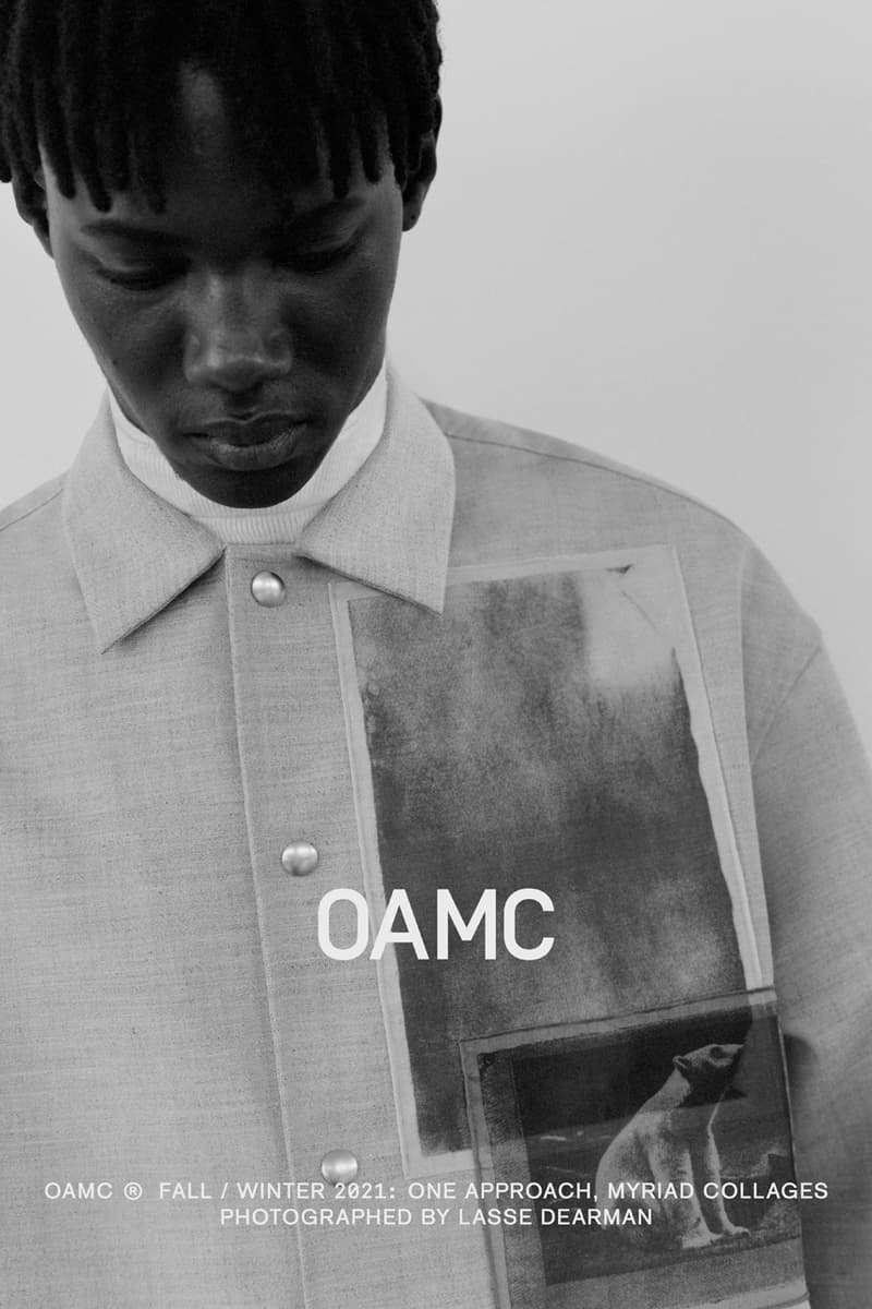 OAMC Fall/Winter 2021 Campaign FW21 Luke Meier Robert Rauschenberg Inspiration adidas Type O-9 Sneaker Debut HBX HYPEBEAST Shop