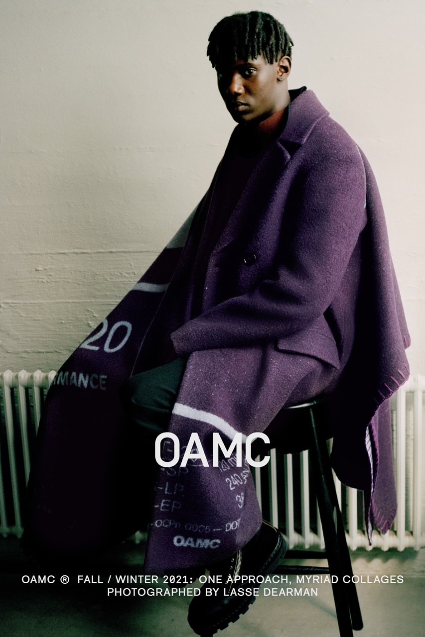 OAMC Fall/Winter 2021 Campaign FW21 Luke Meier Robert Rauschenberg Inspiration adidas Type O-9 Sneaker Debut HBX HYPEBEAST Shop