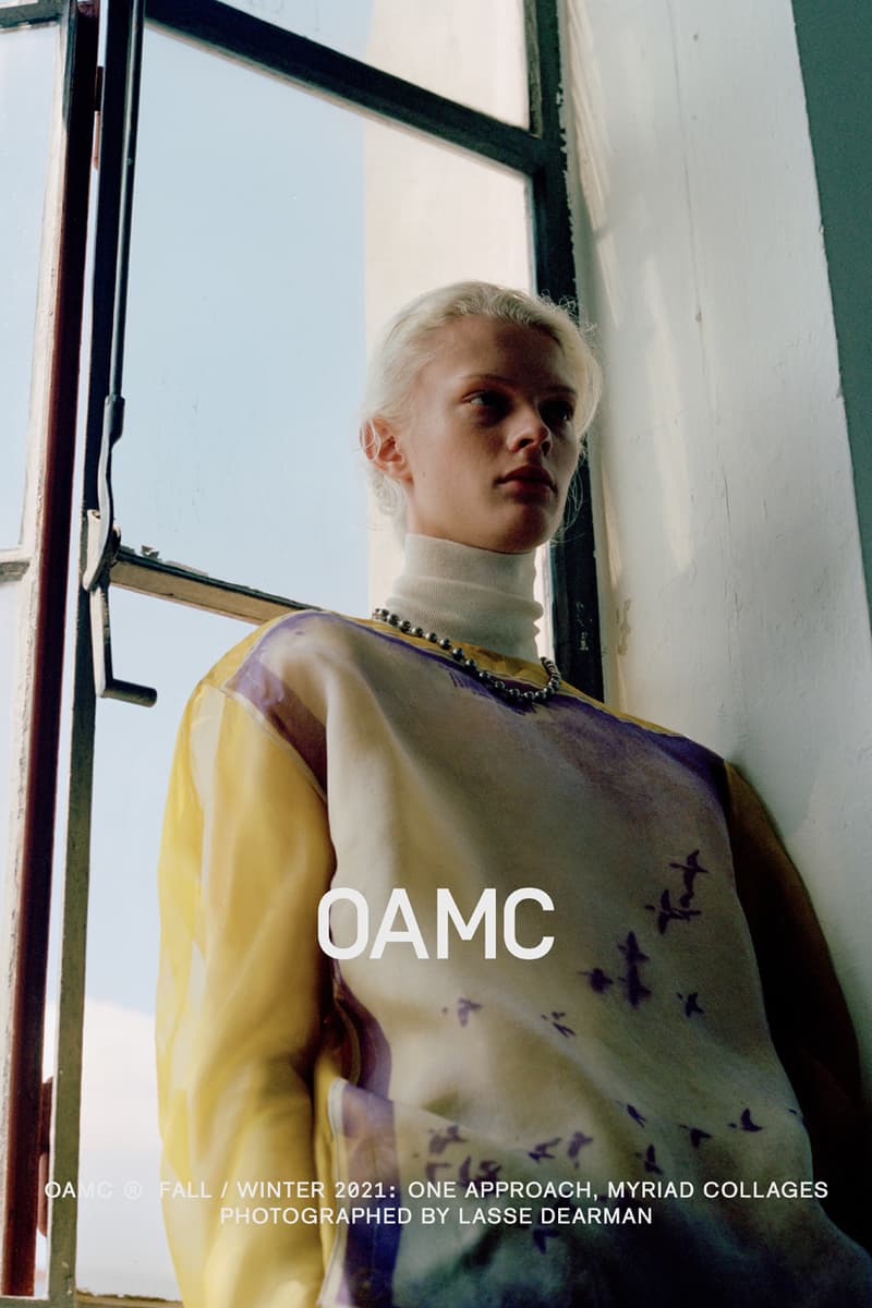 OAMC Fall/Winter 2021 Campaign FW21 Luke Meier Robert Rauschenberg Inspiration adidas Type O-9 Sneaker Debut HBX HYPEBEAST Shop