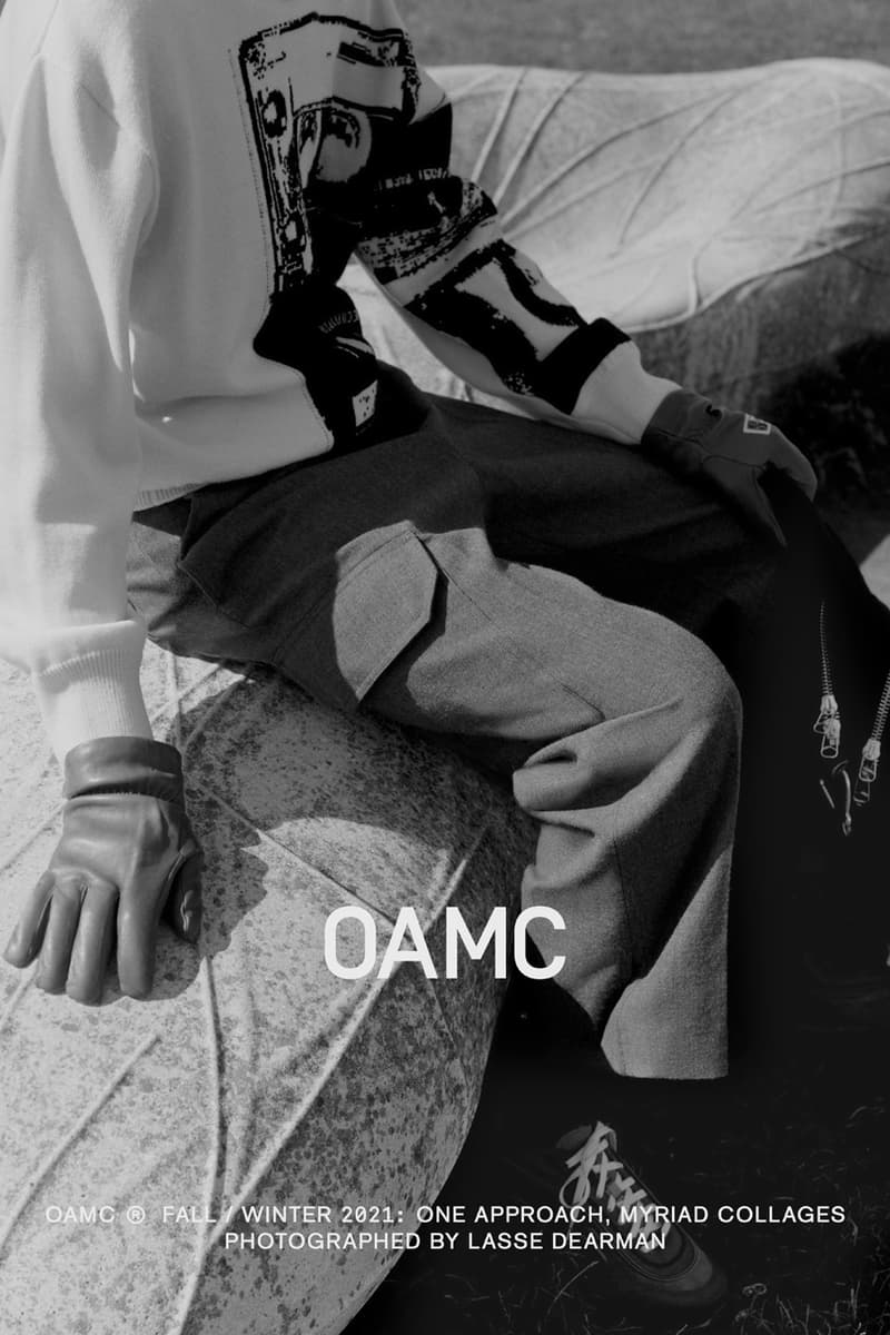 OAMC Fall/Winter 2021 Campaign FW21 Luke Meier Robert Rauschenberg Inspiration adidas Type O-9 Sneaker Debut HBX HYPEBEAST Shop