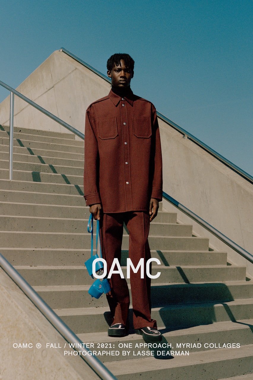 OAMC Fall/Winter 2021 Campaign FW21 Luke Meier Robert Rauschenberg Inspiration adidas Type O-9 Sneaker Debut HBX HYPEBEAST Shop