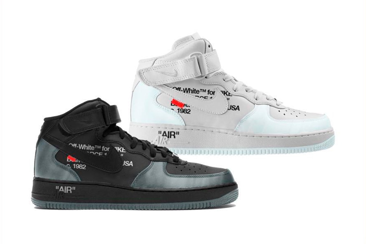 Off-White™ Nike Air Force 1 Mid SP 2022 Release Rumor Info Virgil Abloh White Black Clear Date Buy Price