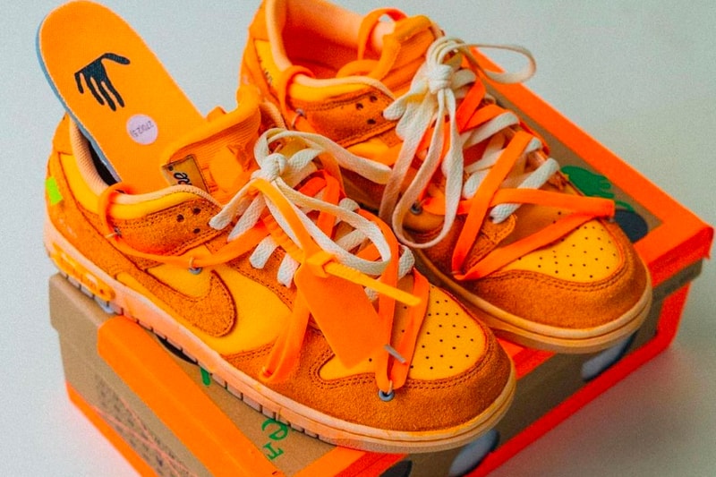 Off-White™ Nike Dunk Low The 50 Custom Highlight Series Launch iwearsnkrs